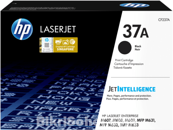 HP 37A Black Original LaserJet Toner (CF237A